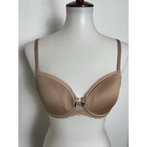 Chantelle Lingerie Bra Satin Mesh Padded